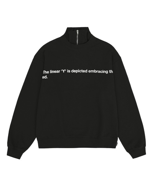 OY トレーナー スウェット 「OY/オーワイ」 MEANING POLA ZIPPER