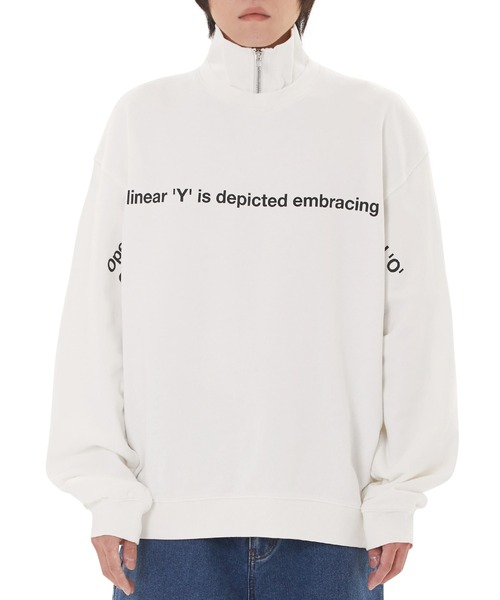 mu-taトレーナー美品⭐︎出品本日で終了致します OY トレーナー スウェット 「OY/オーワイ」 MEANING POLA ZIPPER