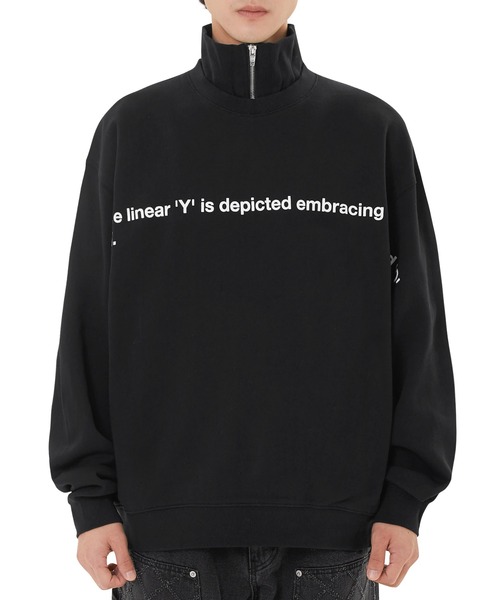 OY トレーナー スウェット 「OY/オーワイ」 MEANING POLA ZIPPER