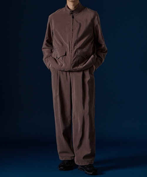 UNITED TOKYO ブルゾン アウター サンドウォッシュシルクナイロン 2WAY