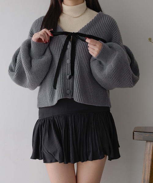 アルベロベロかわいい❤️カーディガン美品 アルベロベロ可愛いニットカーディガン