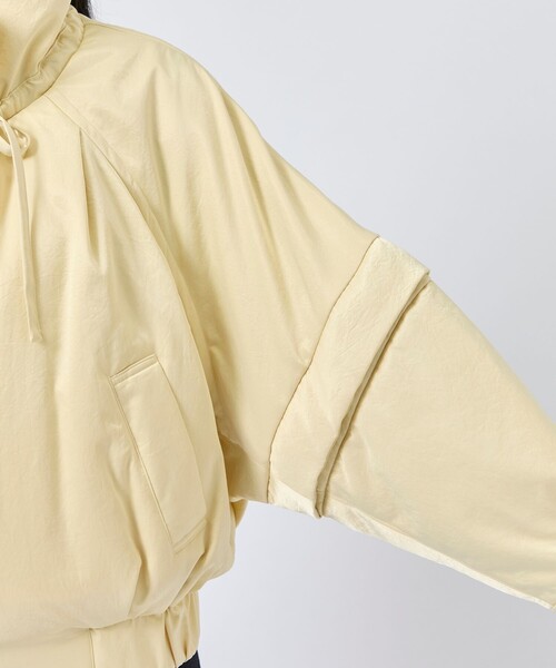 ブルゾン アウター 「08sircus/08サーカス」Satin padded detachable bomber/デタッチャブルボンバーjケット レの画像