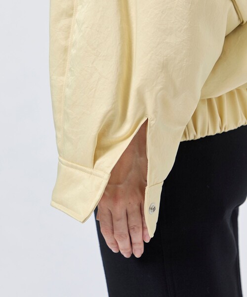 ブルゾン アウター 「08sircus/08サーカス」Satin padded detachable bomber/デタッチャブルボンバーjケット レの画像