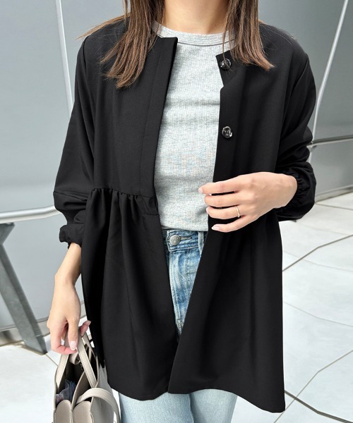 ブラウス シャツ ぽわん袖チュニック レディース : ZOZOTOWN