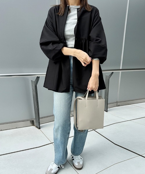 ブラウス シャツ ぽわん袖チュニック レディース : ZOZOTOWN