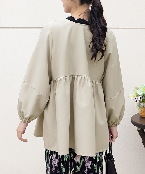 ブラウス シャツ ぽわん袖チュニック レディース : ZOZOTOWN Yahoo!店