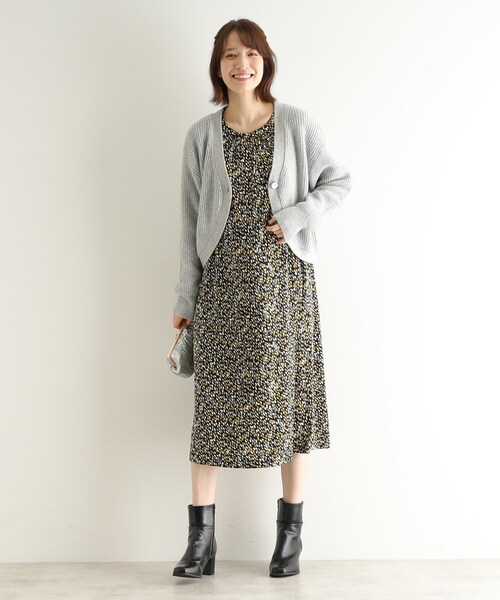 LAURA ASHLEY（ローラアシュレイ） カーディガン 「ウール混」ボレロ
