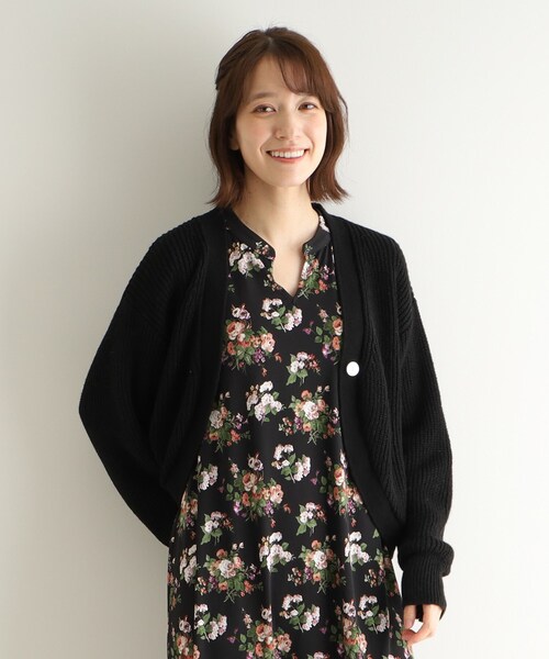LAURA ASHLEY（ローラアシュレイ） カーディガン 「ウール混」ボレロ