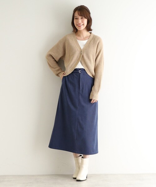 LAURA ASHLEY（ローラアシュレイ） カーディガン 「ウール混」ボレロ