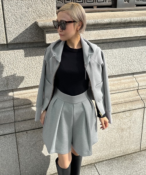 パンツ 日本製美ラインストレッチキュロット レディース