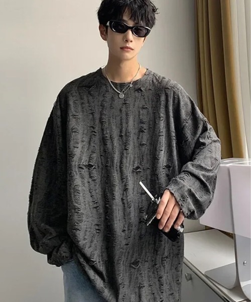 tシャツ 「 STYLE NUMBER / スタイルナンバー 」 ダメージ ルーズ 