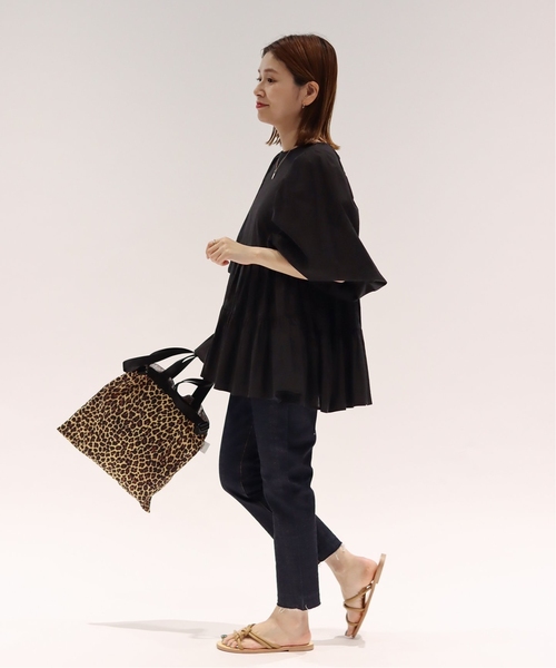 「JOURNAL STANDARD」 7分袖ブラウス - ブラック レディース JOURNAL STANDARD 「JOURNAL STANDARD」 7分袖ブラウス