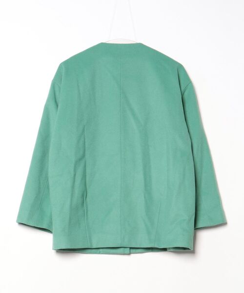 UNTITLED　ノーカラーコート　2 UNTITLED（アンタイトル） ノーカラーコート 02 ブラック レディース