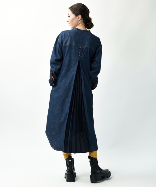 フォクシー♡後ろプリーツ　ワンピース 美品】フォクシー バックプリーツワンピース Nouvelle Vague 38 - メルカリ