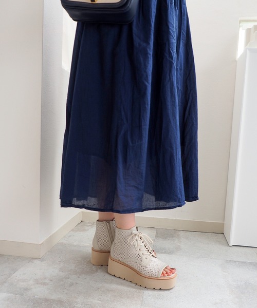 ブーツ 軽量｜厚底ブーツサンダル　7210139 レディースの画像