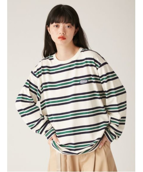 Lily Brown - LILYBROWN リリーブラウン マルチボーダーロングTシャツ LILY BROWN｜【LILY BROWN Dickies】マルチボーダーロンT