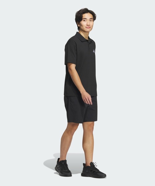 黒 半袖 ポロシャツ ルーズフィット adidas（アディダス） ポロシャツ エッセンシャルズ プラス ルーズ
