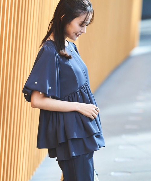RUIRUE BOUTIQUE セットアップ 洗える ストレッチ オケージョン