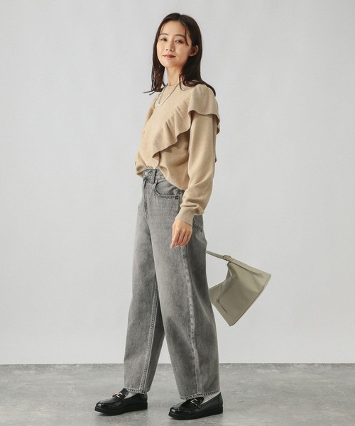 GLOBAL WORK（グローバルワーク） ニット セーター メルティフリル