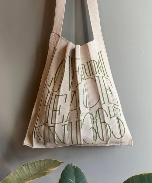 KNT365 トートバッグ Knitty LOVE and PEACE レディース メンズ