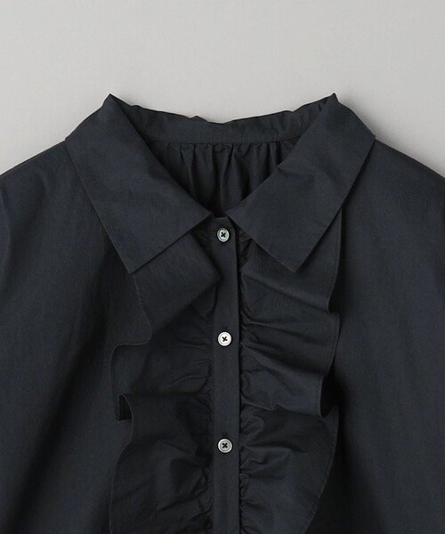 ブラウス シャツ コットン フリル レーススリーブ シャツ レディース BEAUTY＆YOUTH UNITED ARROWS ブラウス シャツ コットン フリル