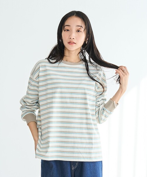 レディース ヴィンテージ ロングスリーブTシャツ LILL tシャツ 「双糸270g」ヴィンテージライクヘビーウエイト