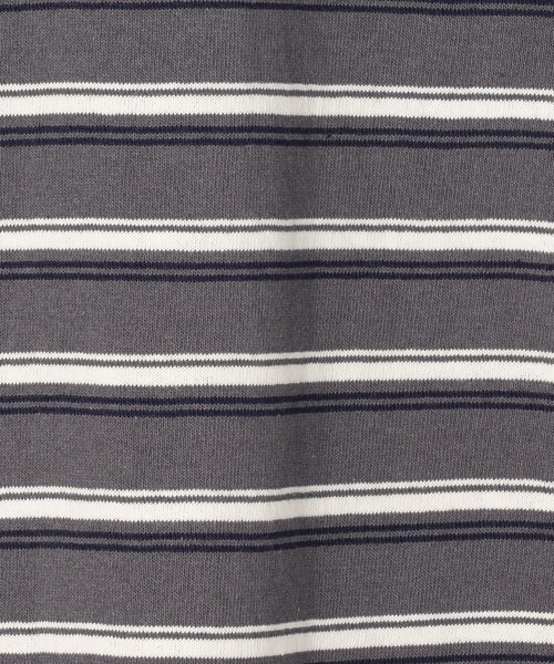 seesee yesgoodmarket ボーダーロングスリーブ 日本製】ボーダー柄ボートネックロングスリーブTシャツ | TEIJIN
