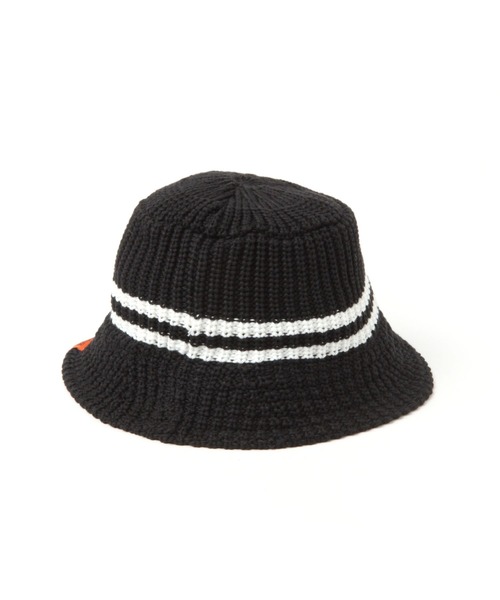 「UNIVERSAL OVERALL」 ハット「Niko and...コラボ」 FREE ブラック メンズ_画像4