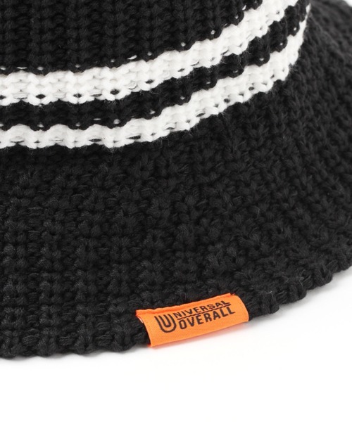 「UNIVERSAL OVERALL」 ハット「Niko and...コラボ」 FREE ブラック メンズ_画像6