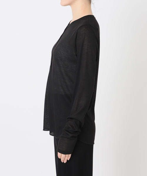 AP STUDIO tシャツ メロータッチヘンリーネックTシャツ