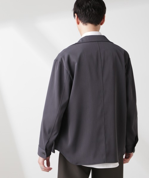 NANO universe（ナノ・ユニバース） シャツ ドライツイル オーバー