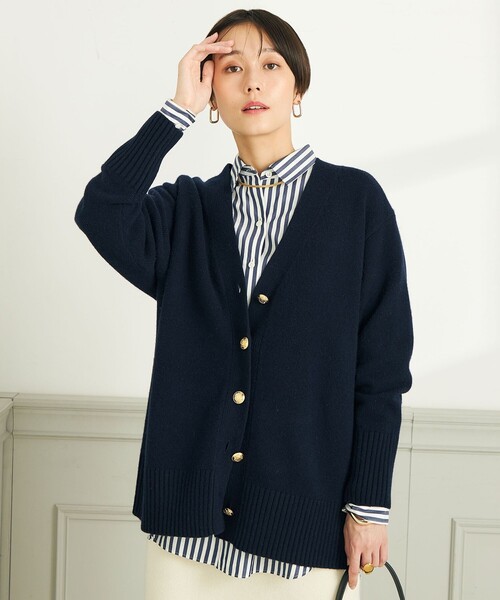 NOLLEY'S（ノーリーズ） ニットカーディガン FREE オフホワイト