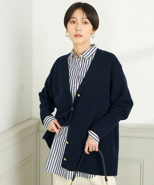 NOLLEY'S（ノーリーズ） ニットカーディガン FREE オフホワイト