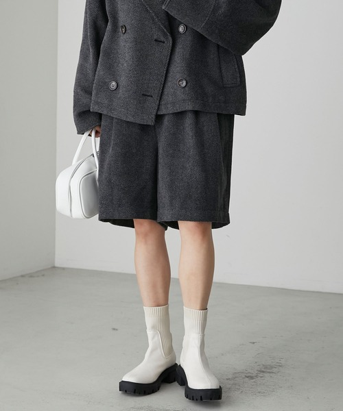 「forksy.」 ショートブーツ L ブラック レディース_画像3