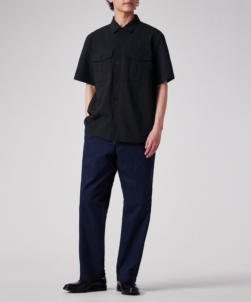 PS Paul Smith ブルゾン アウター エアリーシアサッカー 半袖
