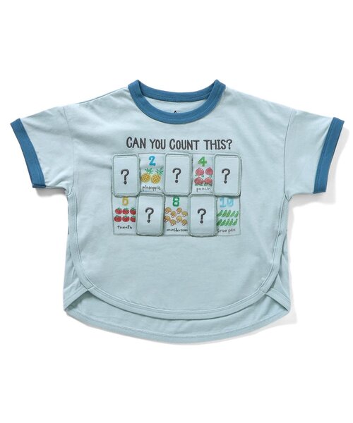 BIT'Z（ビッツ） tシャツ アルファベットと数字表プリント仕掛け半袖T