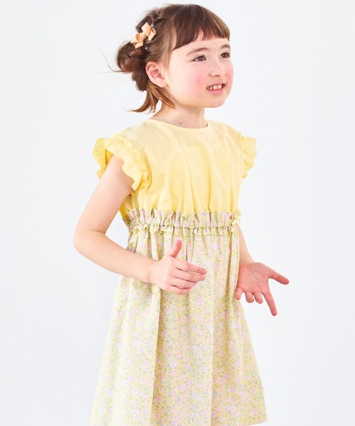 CHOPIN（ショパン） ワンピース 「新色登場」ウエスト切り替え小花柄