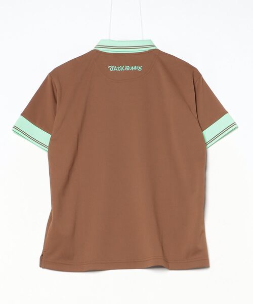 新品 JACKBUNNY ジャックバニー ポロシャツ ポロシャツ ポロ ジャックバニー フルダルメッシュポロシャツ