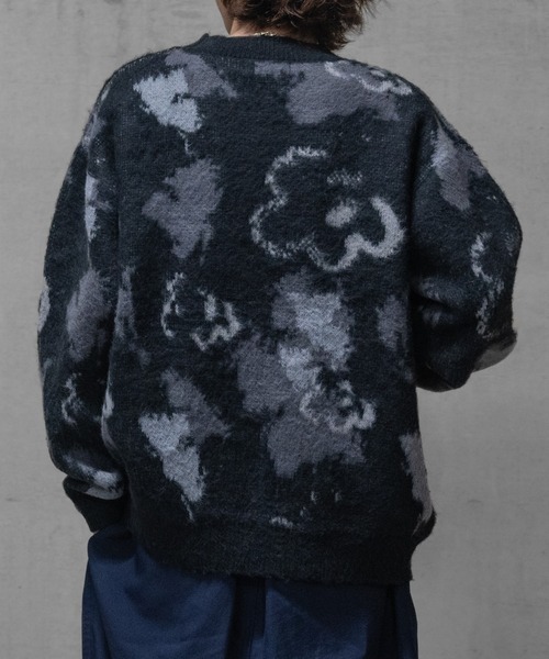 「Naive magic」 長袖ニット MEDIUM ブラック メンズ_画像8