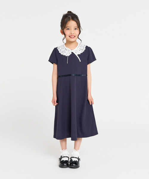COMME CA ISM（コムサイズム） ワンピース 入学式 卒園式 レース襟付き