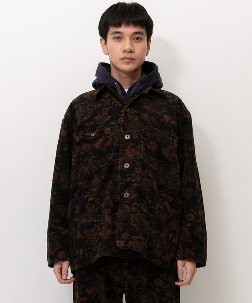 Johnbull（ジョンブル） カバーオール ペイズリーコーデュロイ