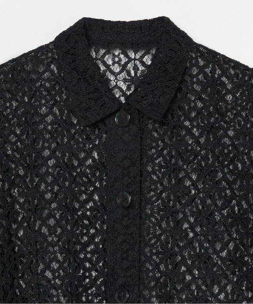 HELIOPOLE（エリオポール） ブラウス シャツ LACE CUBAN SHIRT