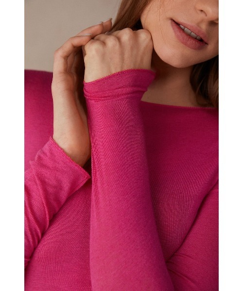 [Intimissimi] длинный рукав вязаный S Heather серый женский 