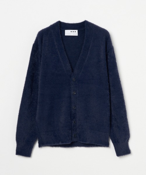 「three dots」 ニットカーディガン SMALL ベージュ メンズ_画像3