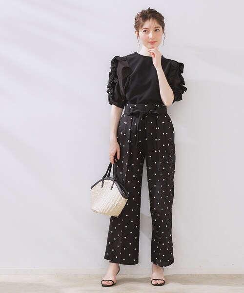 慈雨のドットパンツ 慈雨のドットパンツ Line of dots パンツ|慈雨 | Sensounico