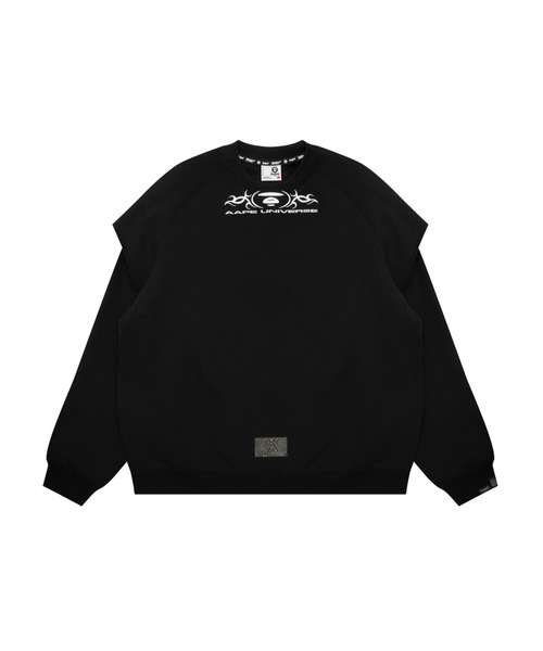 AAPE BY A BATHING APE スウェット A BATHING APE® Washed Effect Relaxed Fit Pullover Hoodie