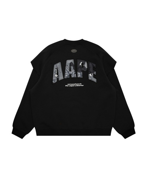 AAPE BY A BATHING APE 「AAPE APE」 スウェットカットソー