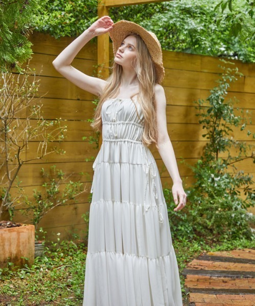 ERADIE ワンピース Shirring tiered one-piece シャーリング