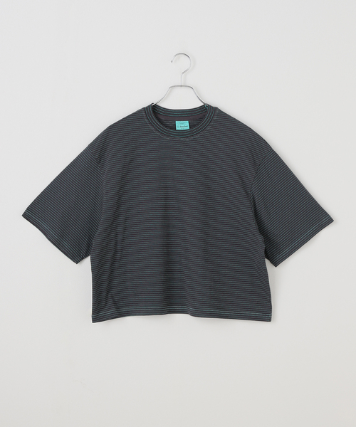 tシャツ 別注「YONETOMI/ヨネトミ」G.D BORDER BIGTシャツ レディース