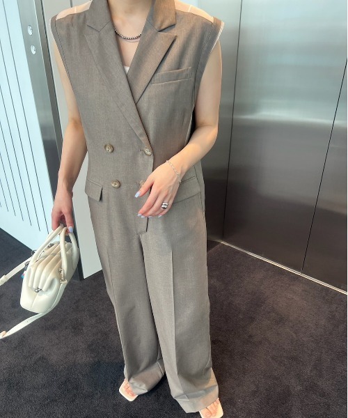 サロペット・オーバーオール・オールインワン Ameri MEDI SHEER SUIT ROMPERS Ameri（アメリ） オールインワン MEDI SHEER SUIT ROMPERS レディース